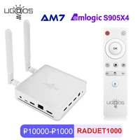 ugoos am7 amlogic s905x4 av1 android 11 smart tv box 4gb ddr4 32gb rom type c wifi 6 1000m lan bt5 0 4k hd media player