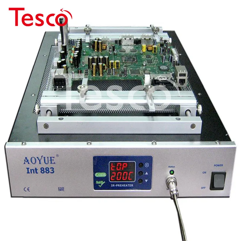 Паяльная станция AOYUE 220 В 883 IR Настольный подогреватель Reball Reflow кварцевая
