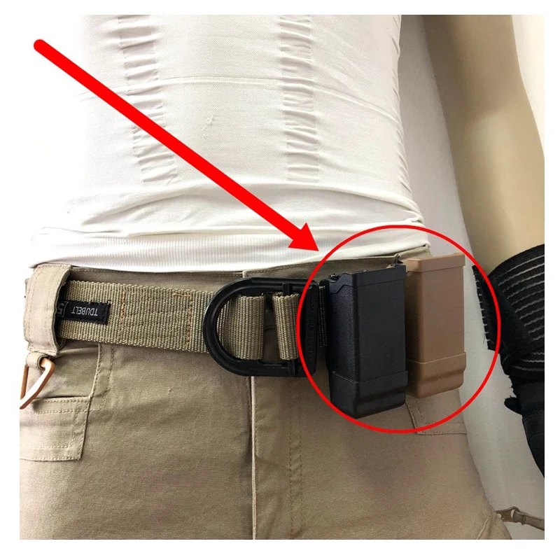 Тактический Магнитный чехол CQC Singe Stack журнал кобура маг держатель для Glock 1911 калибра пистолет аксессуары