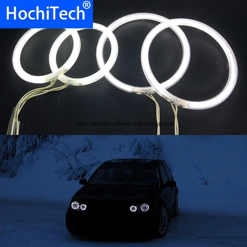 HochiTech отличный комплект ангельских глаз для Volkswagen VW Golf Mk4 1998 до 2004 ультра яркая