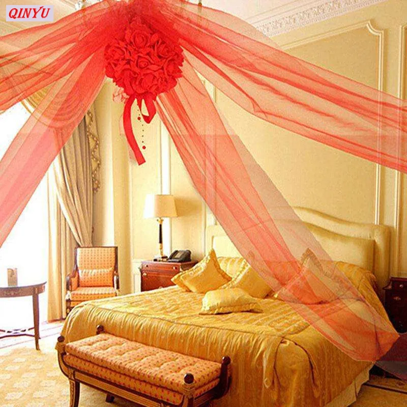 5/10meters Organza Sheer Crystal Tulle Roll Fabric for Wedding Decoration DIY Arches Chair Party Favor Home decor silk flowers 5 | Дом и сад