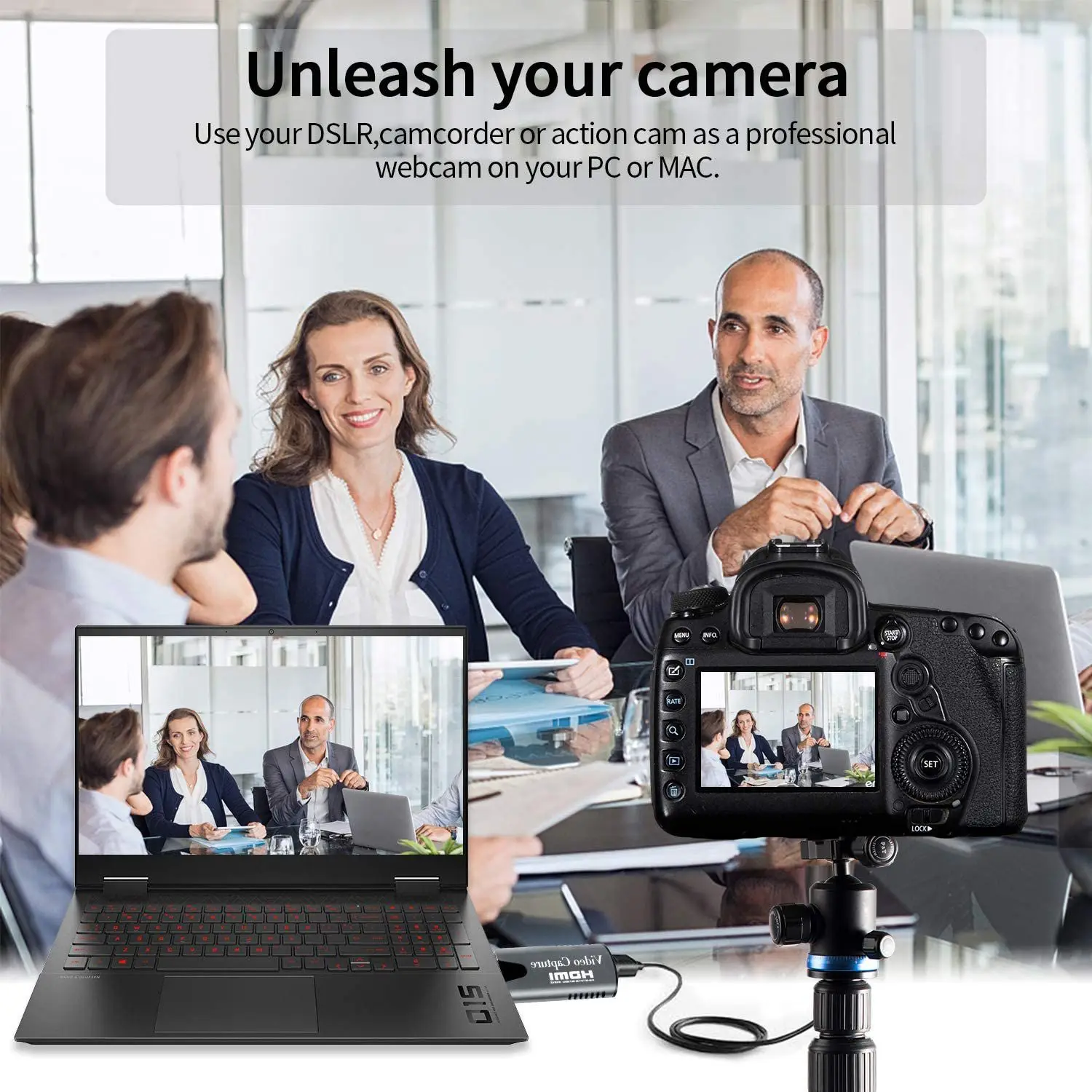 O карты видеозахвата HDMI к USB 1080P запись через DSLR камкордер для потокового