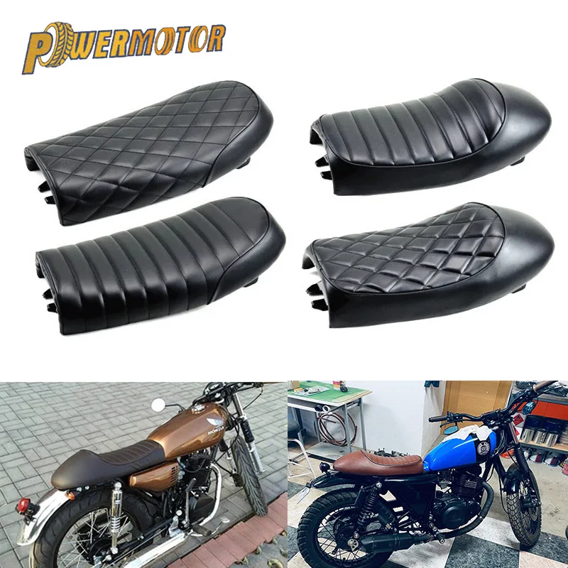 Ретро сидений на заказ мотоцикл Cafe Racer Винтаж Замена горб седло подходит для Yamaha