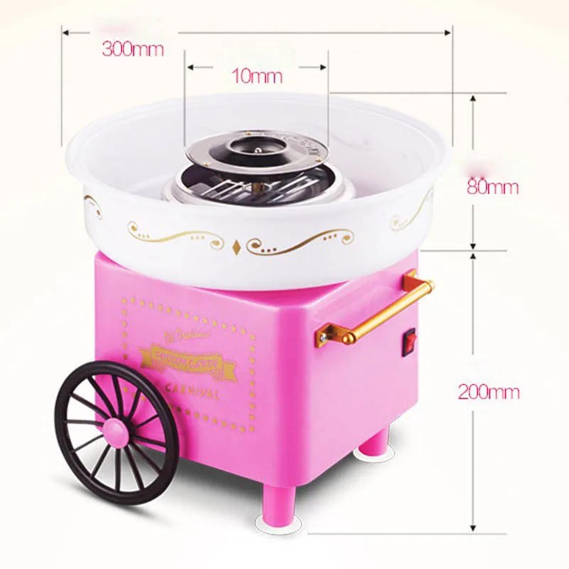 

110-220V Mini Sweet Automatic Cotton Candy Machine Household DIY 500W Cotton Candy Maker Sugar Floss Machine For Kids