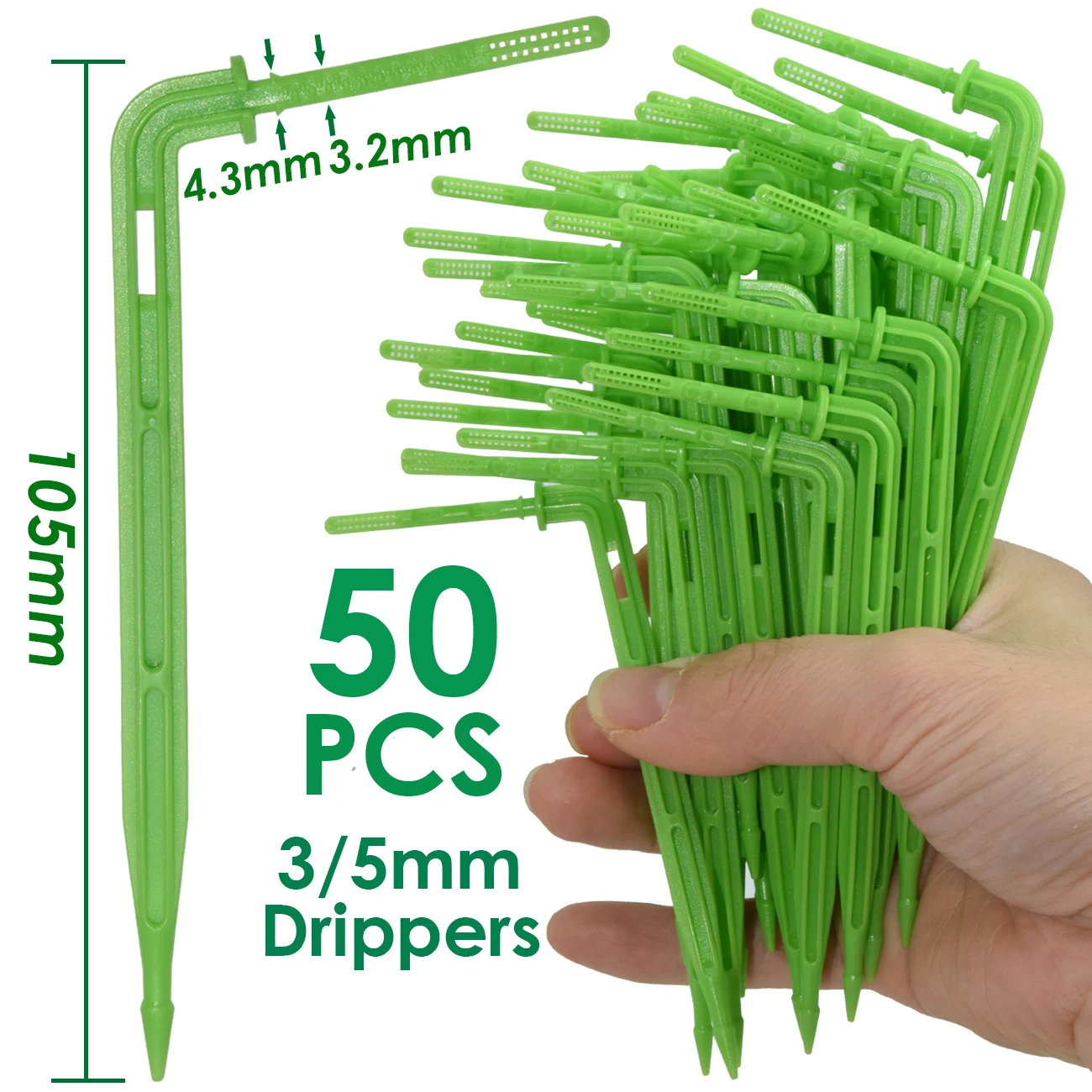 

Капельницы KESLA для шланга 3/5 мм, 50 шт