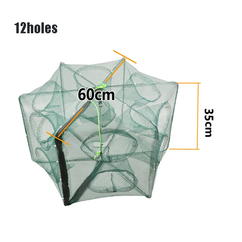 Портативная Автоматическая рыболовная сеть нейлоновая автоматическая складная