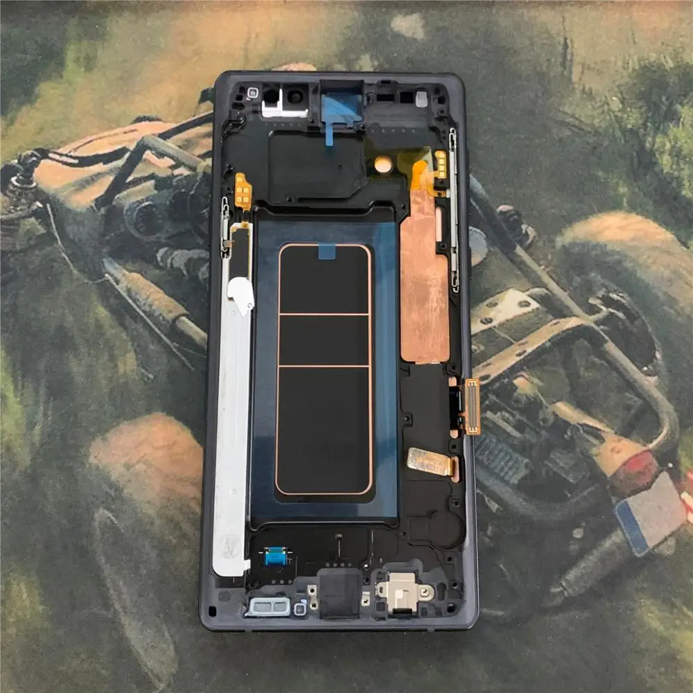 

Dead pixels For Samsung Note9 N960U Touch Screen Digitizer LCD Display For Samsung Galaxy N9600 N960F Note 9 LCD Frame Defect