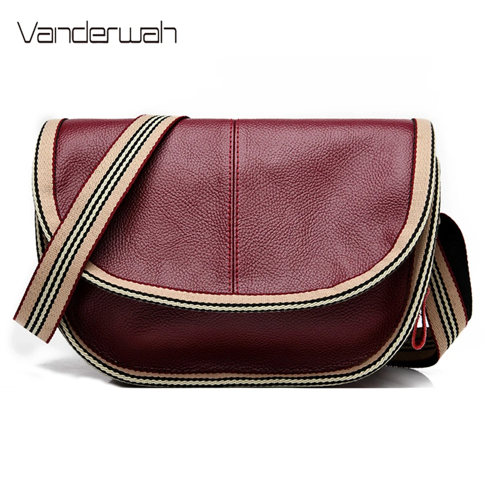 Модные кожаные сумки через плечо для женщин 2020 однотонная сумка мессенджер на