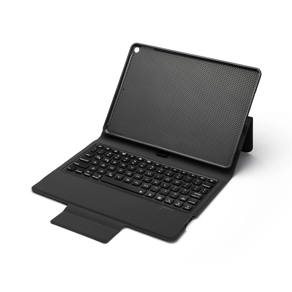 Для iPad 10,2, 7 цветов, Беспроводная Bluetooth клавиатура, кожаный чехол с подставкой, умный флип-чехол со встроенным держателем для карандашей