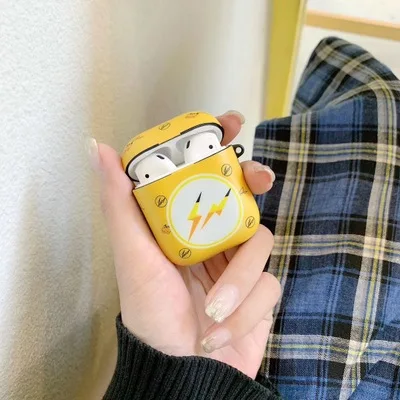 Чехол для ключей с покемоном Пикачу для AirPods apple, чехол с Bluetooth, силиконовый защитный чехол для наушников apple airpods 2, аксессуары - Цвет: FV031