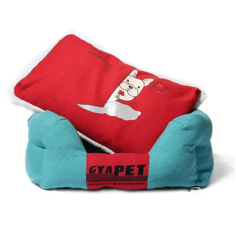 BDTHOOO 100% Cotton Pet nest Teddy dog small and medium sized four seasons universal bed | Дом и сад
