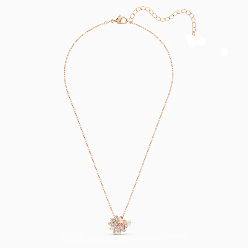

2020 Fashion Jewelry SWA New ETERNAL FLOWER DRAGONFLY Set Dragonfly Daisy Charm Delicate Crystal Rose Gold Women Luxury Jewelry