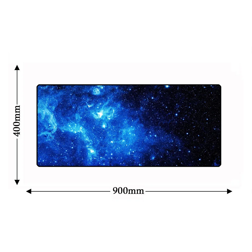 Galaxy 900*400*3 мм XL Большой геймер компьютер запирающийся край коврик для мыши PC