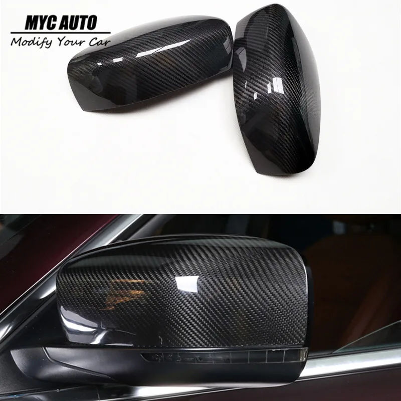 

Mirror Cover For Maserati Ghibli Quattroporte Full Real Dry Carbon Fiber Rear View Mirror Cover 2013 2014 2015 2016