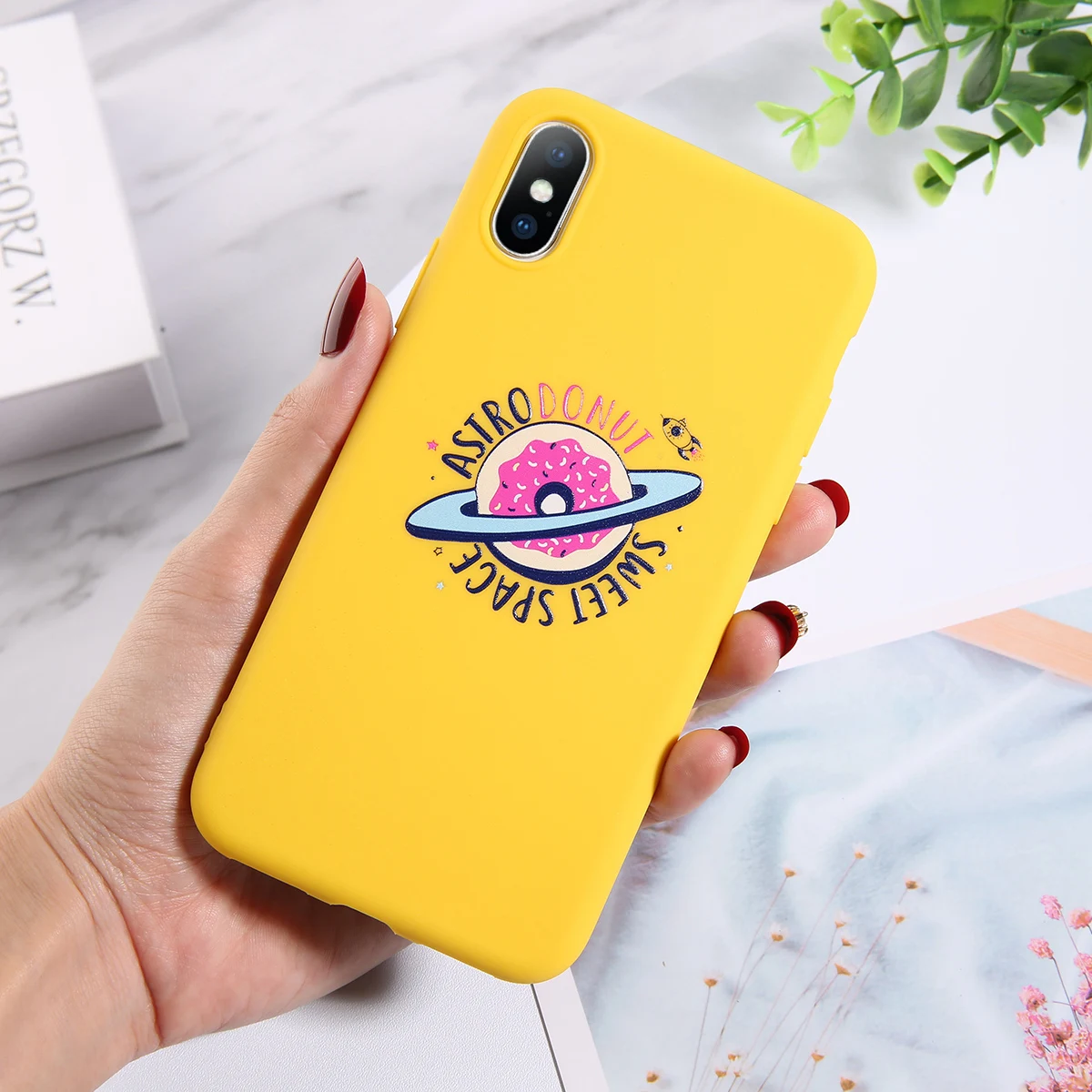 7707 Lovebay милый авокадо чехол для телефона в форме кактуса для iPhone 11 Pro XR X XS Max 7 8 6 6s Plus 5 5S SE волн Корона силиконовая Мягкая задняя крышка - Цвет: 7707
