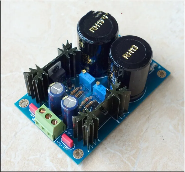 LM317 LM337 + TL431 усилитель высокая точность низкий уровень шума линейная регулируемая
