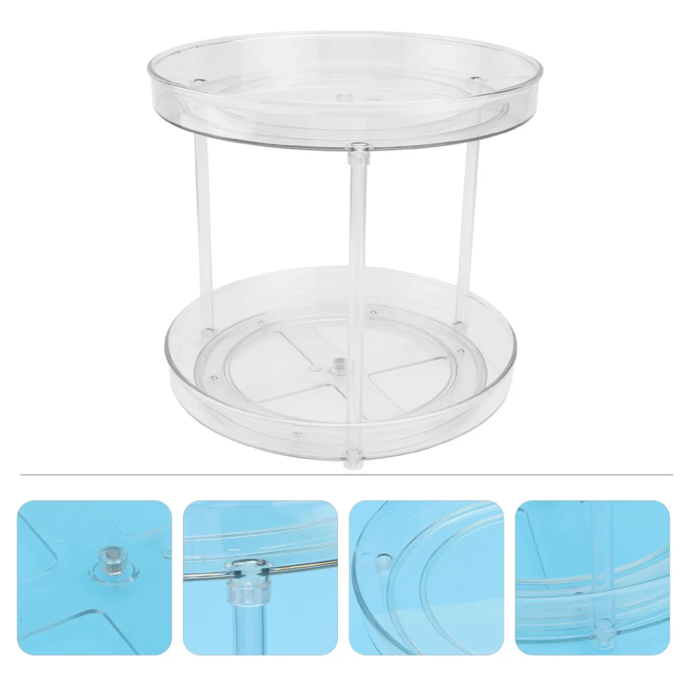 

1PC Kitchen Spice Jar Storage Rack Fruit Makeup Storage Holder (Double-layer)