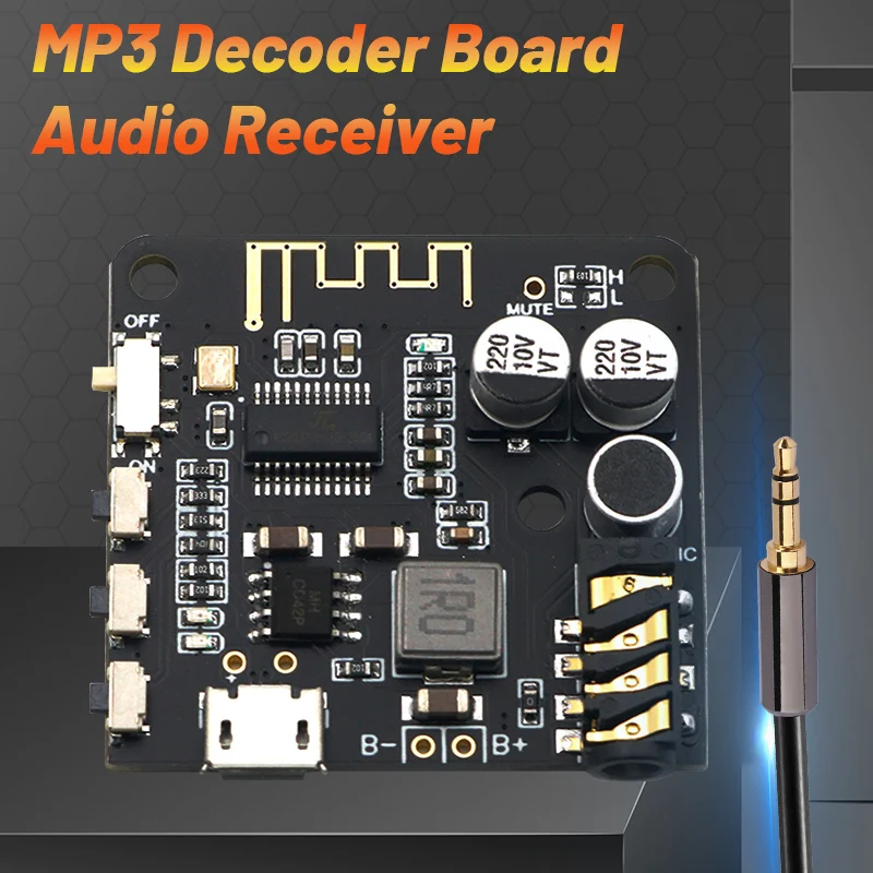 Мини Bluetooth 5 0 MP3 декодер плата аудио ресивер плеер без потери качества