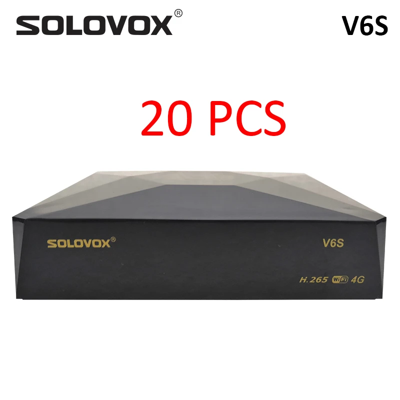Solovox 20 шт. V6S DVB-S/S2 спутниковый ресивер Поддержка CCCAM M3U Xtream Stalker, Mars tv Pro, евро 6 линейный сервер, Франция Великобритания Live