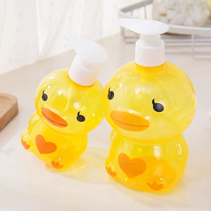 

Large Capacity Cute Cartoon Bathroom Liquid Shampoo Soap Dispenser Pump Shower Shampoo Bottle Hand Sanitizer Cleaner Container