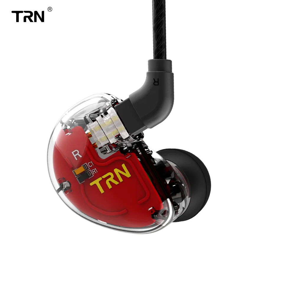 TRN V30 2BA + 1DD гибридные наушники для ушей IEM HIFI DJ Monito спортивные наушник гарнитура 2Pin