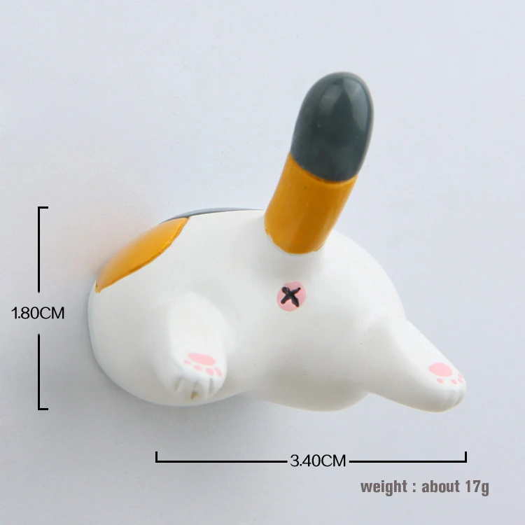 Милый Магнит на Холодильник из ПВХ Декор магнитная доска в виде кошки и задницы