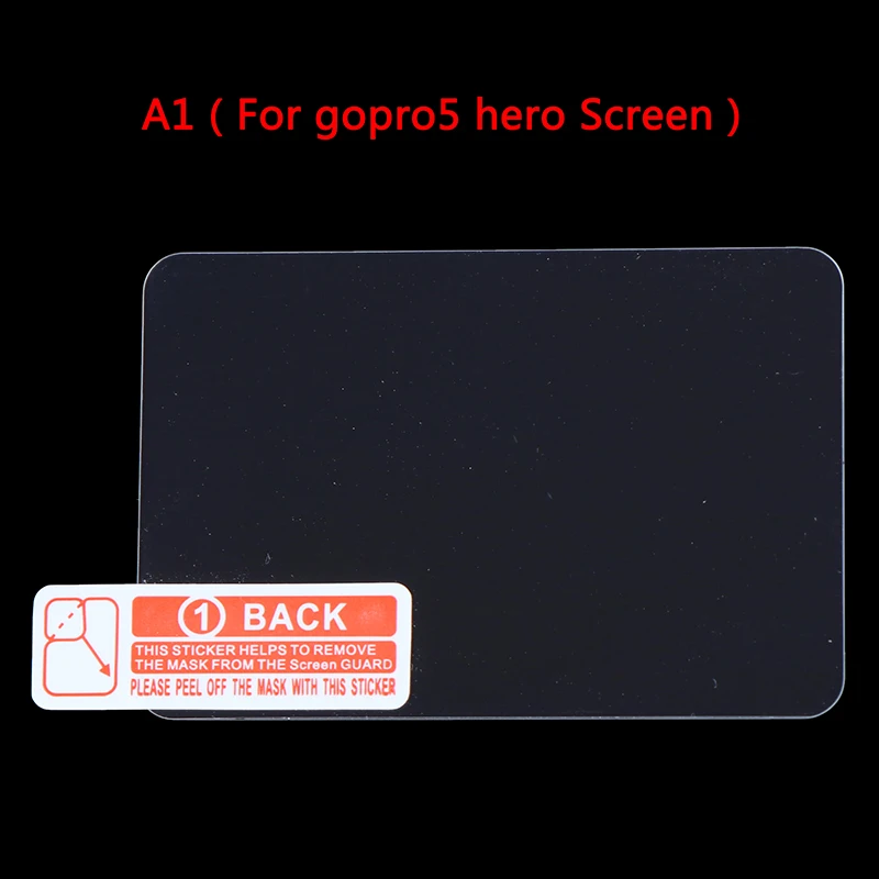 A1 Для детей возрастом от 1 до ПК для Go Pro Hero 5/6/7 закаленное Стекло объектив или Экран защитная пленка Black аксессуары для видеокамеры - Цвет: A1