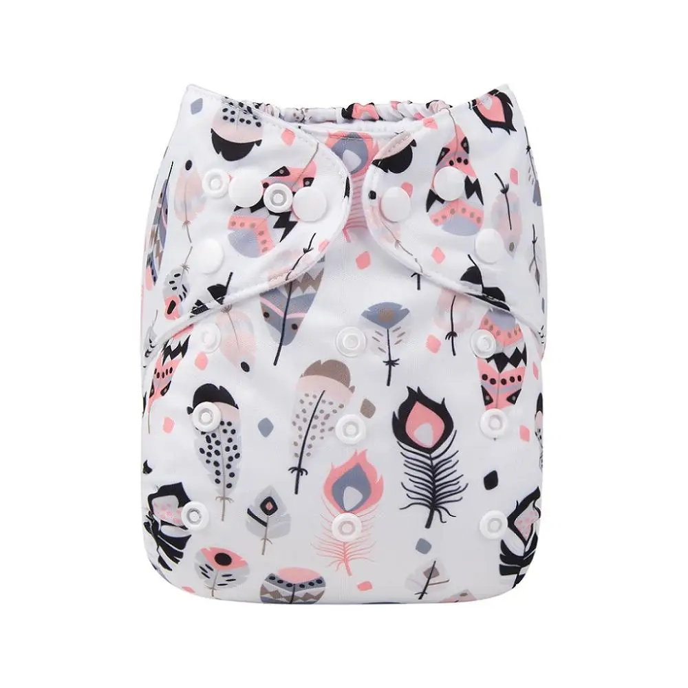 H207 U pick Alvababy моющийся 1 шт тканевый подгузник с 1 шт вставкой из микрофибры многоразовый детский тканевый подгузник для унисекс - Color: H207