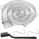 Генератор дыма, деревянная пеллетка для курения, гриль, брикет, коптильная коробка, деревянная пыль, горячее и холодное курение, лосося, мяса