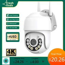 8MP 4K UHD PTZ Camera 5MP AI Human Detect Wifi Camera Outdoor Wireless Waterproof Security Camera Video Surveillance ICSEE