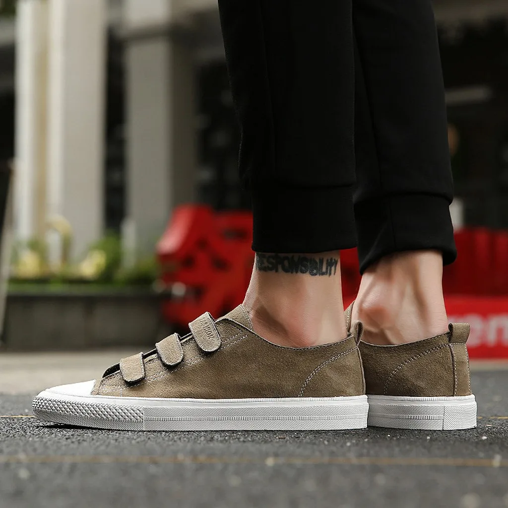 KANCOOLD Vintage Fashion Solid Shoes men Outdoor Lace-Up Soft Bottom Casual spring/autumn Men Lazy Shoe 126 | Обувь