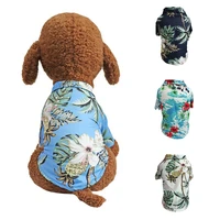dog shirts clothes pet dog clothes dogs vest pet clothing floral t shirt hawaiian for small medium cat dog clothes for chihuahua