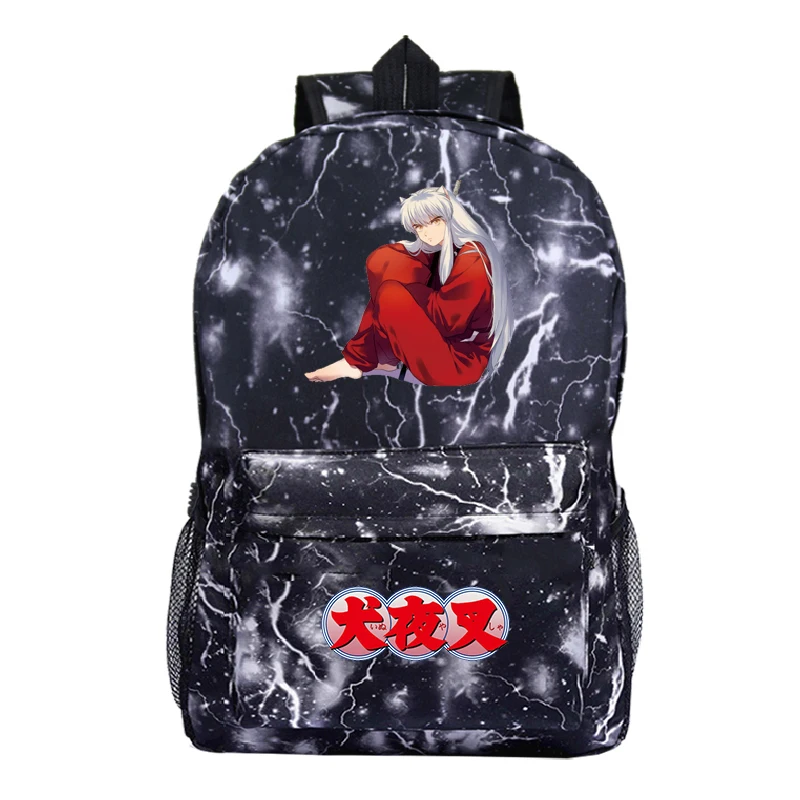 

Ранцы для школьников, мальчиков и девочек, модные сумки для книг с новым рисунком Inuyasha, школьная сумка, Подростковый ежедневный рюкзак, доро...