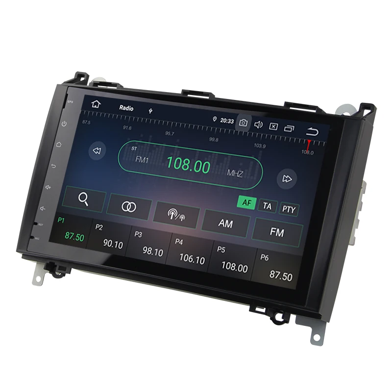 Автомобильный мультимедийный плеер IPS GPS Android 10 DSP 2 Din DVD для Mercedes/Benz/Sprinter/Viano/Vito/B