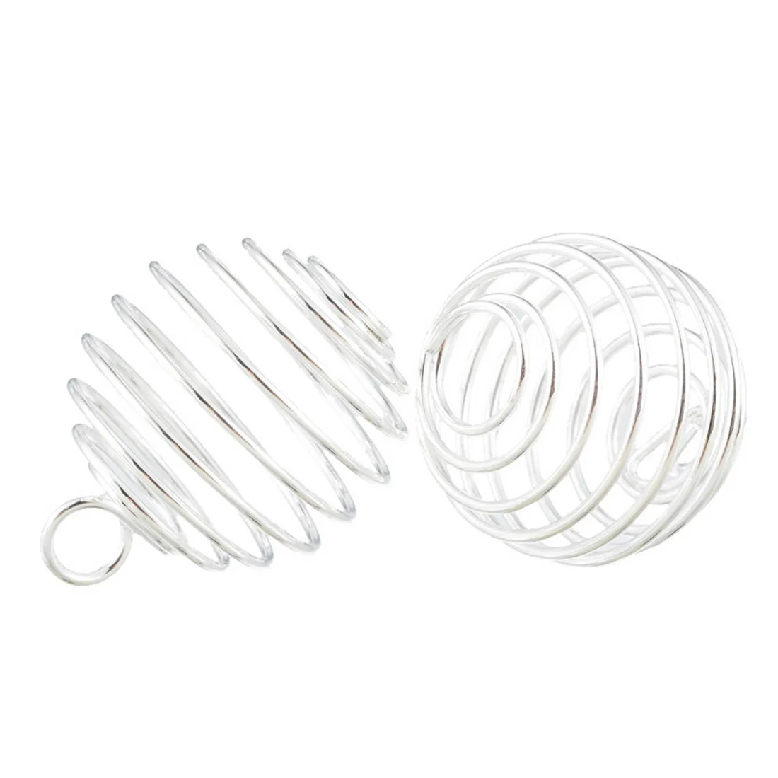 Кулоны клетки из бусин золотого и серебряного цвета подвески в клетку для женщин