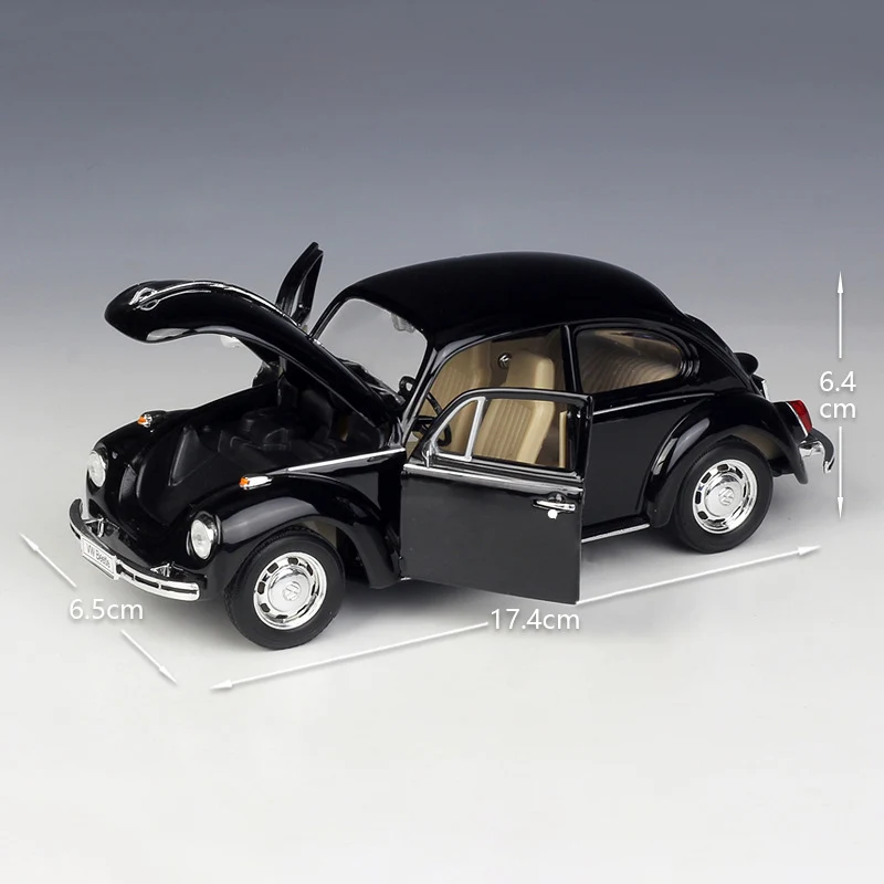 Welly 1:24 оригинальная коробка VW Bettle тип 1 литая модель автомобиля Игрушечная модели
