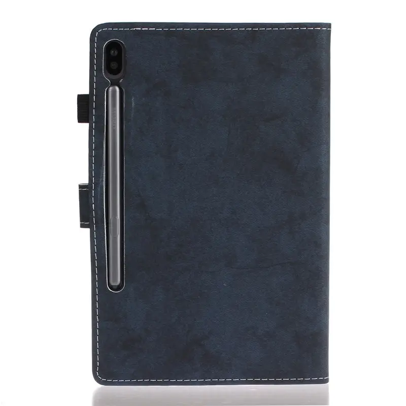 Чехол для Samsung Galaxy Tab S6 10,5 SM-T860 SM-T865 T860 10," чехол Funda чехол для планшета подставка оболочка Капа+ пленка+ ручка