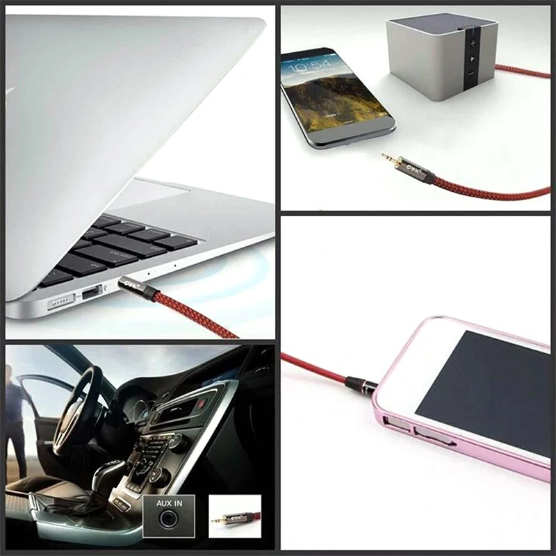 Автомобильный вспомогательный шнур со штекером 3 5 мм стерео аудио кабель для iPod