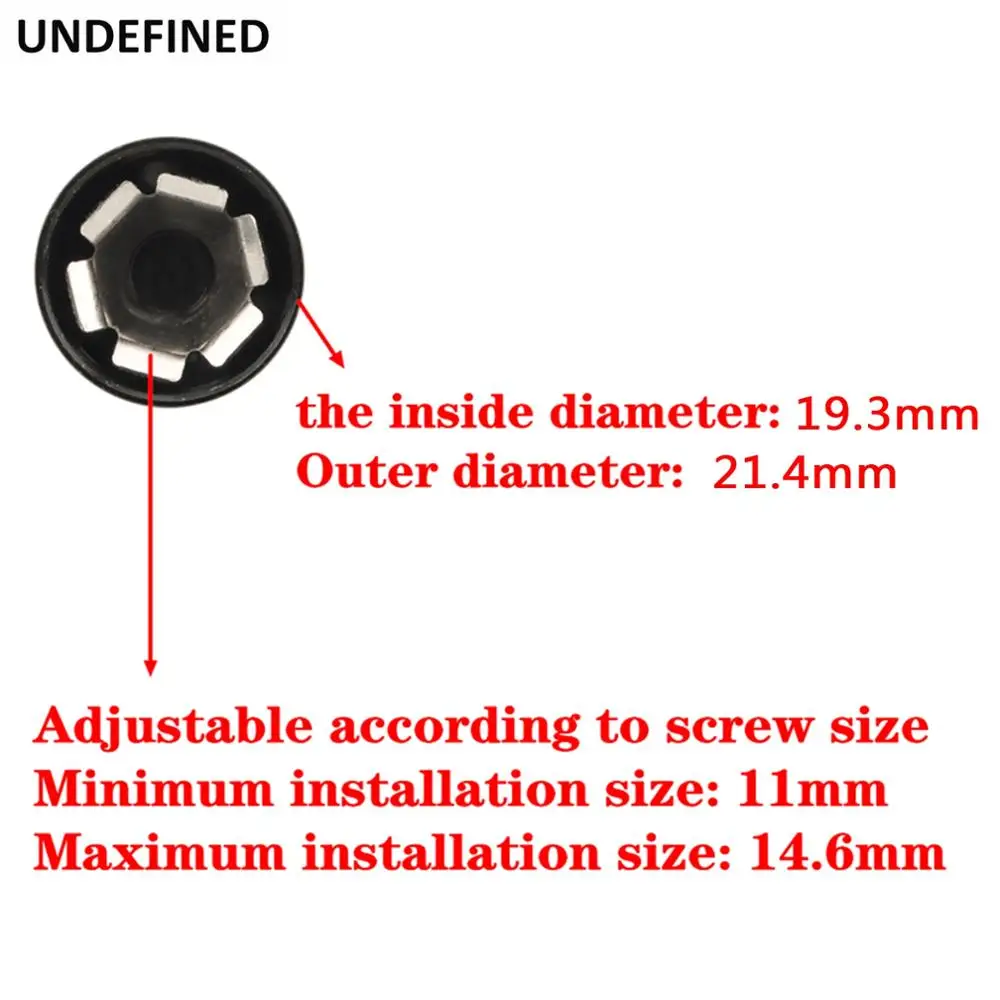 Внутренняя хромированная мотоциклетная головка 11-14 6 мм Φ CNC 1/2 &quotSchrauben Abdeckungen