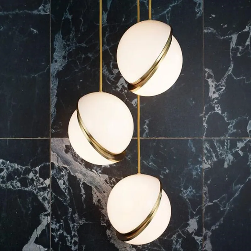 

Nordic Designer Pendant Lighting Modern Ball Pendant Lights for cafe bar Bedroom Pendant Lamp Indoor Decor Hanging Light Fixture