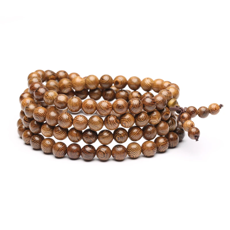 Natural wooden bracelet rosary handmade friendship men and women necklace jewelry | Украшения и аксессуары