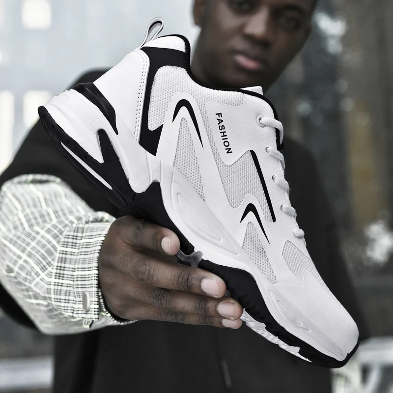 Sneakers Men Mesh Breathable Running Sport Shoes 48 Large Size Light Soft Thick Male Shoes Walking Jogging Sneakers Zapatos