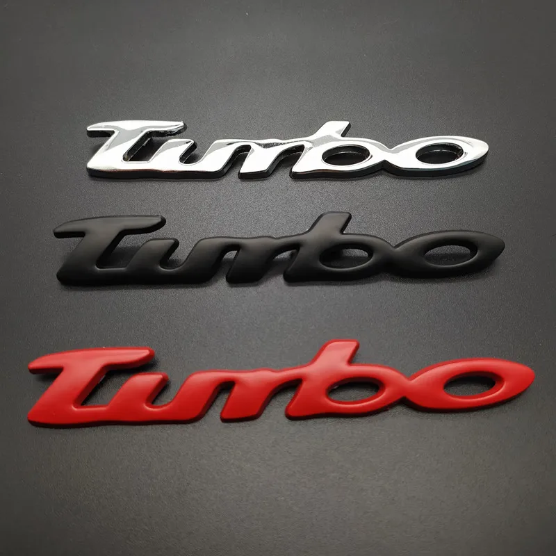 Металлическая 3d-эмблема TURBO с турбонаддувом наклейка логотипом на автомобиль