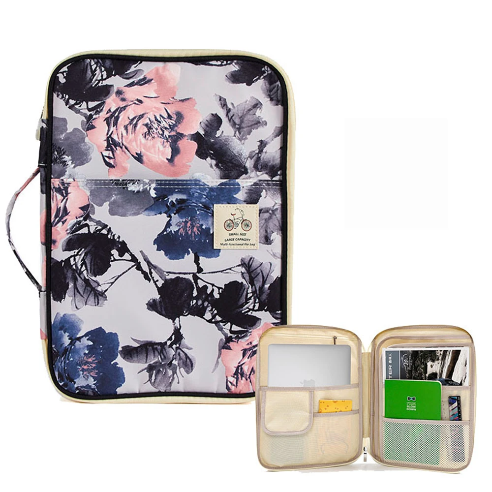 Папка для документов A4 сумка на молнии чудесный органайзер файлов Ipad большой