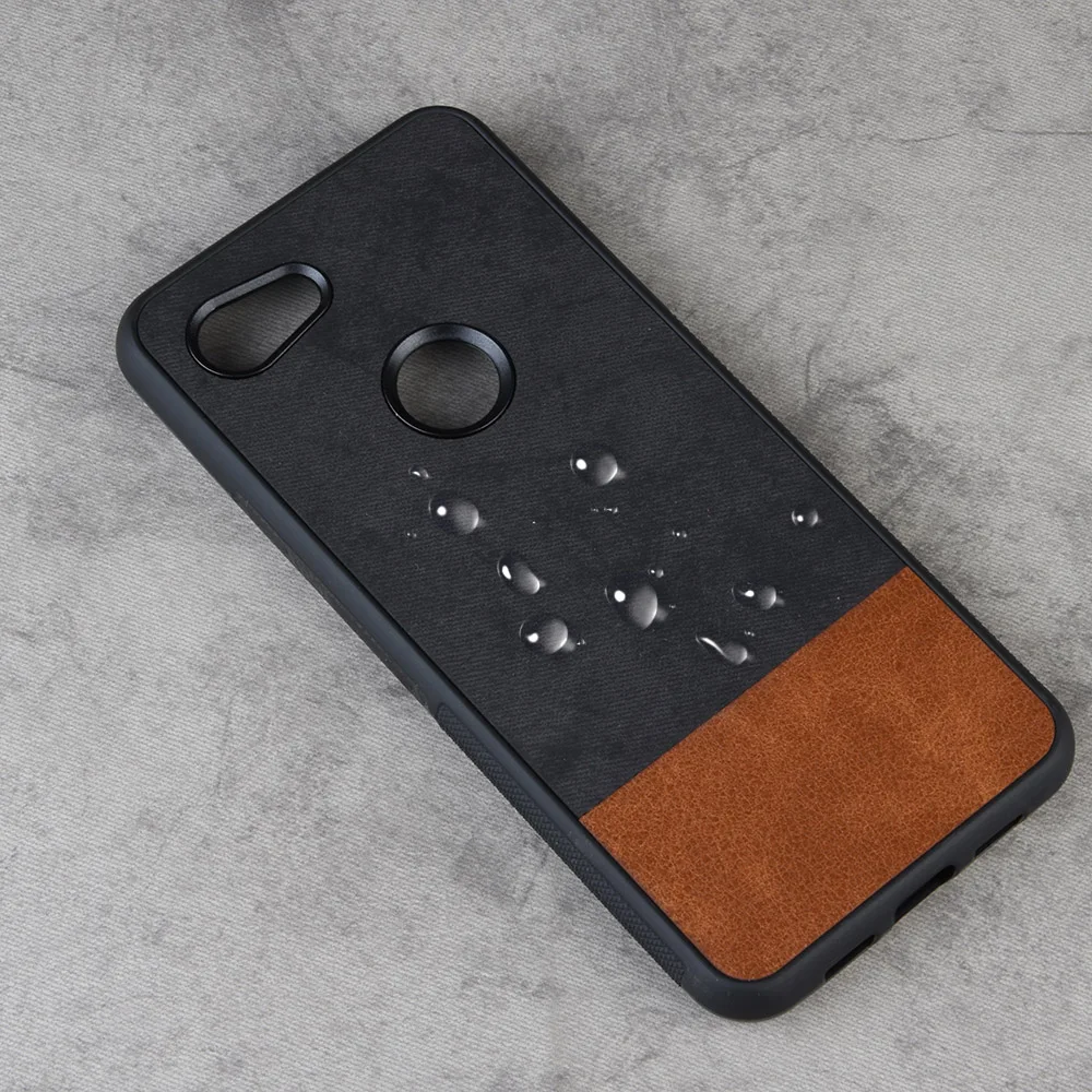 For Google Pixel 3A Case Retro Denim Fabric Leather Protect Phone XL 3axl 4xl Business Hard Back Cover (N0531) |