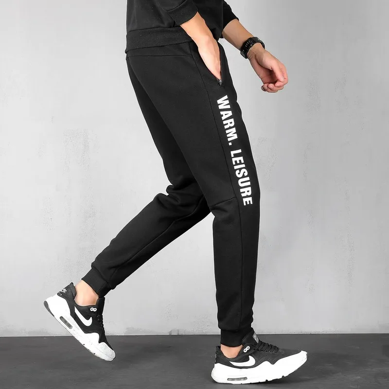 Liketkit мужские Новые повседневные брюки 2019 хлопковые плотные тренировочные