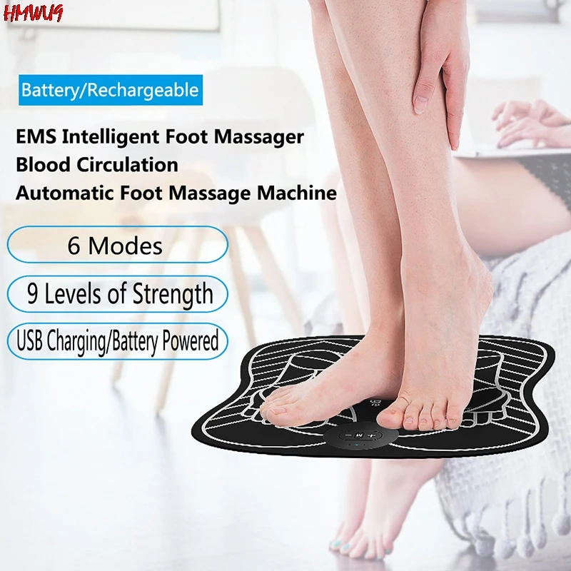 Горячая Распродажа 1 шт. EMS Массажный коврик для ступней ноги мышечный Стимулятор