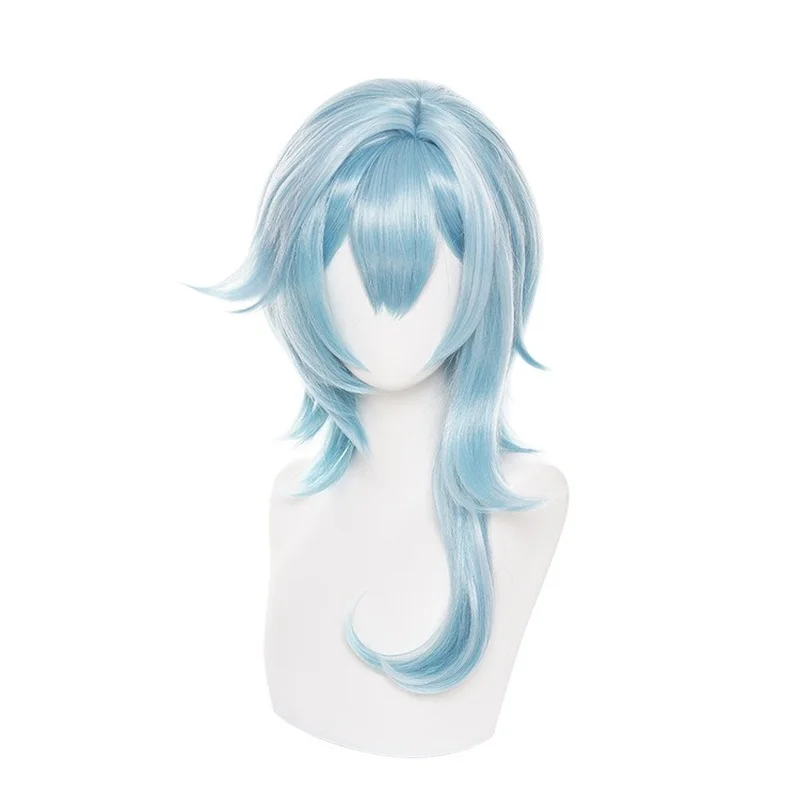 

Eula Cosplay Wig Anime Genshin Impact Costume Women Heat Resistant Synthetic Hair Wigs Halloween