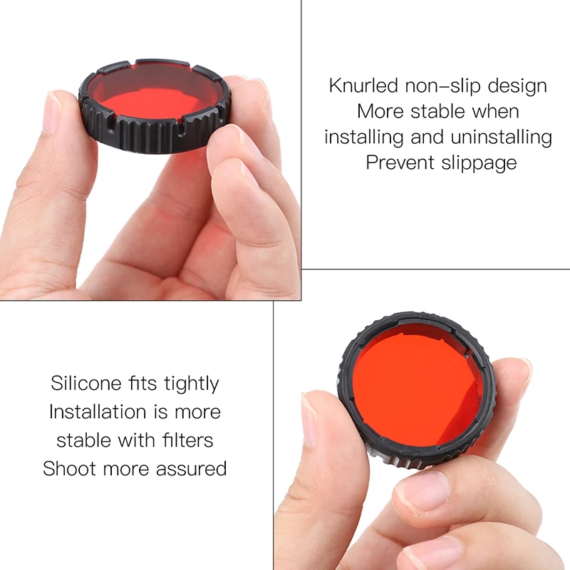 Sport Camera Red Diving Filter Uv Lens Protective Cover for Dji Osmo Action Accessories | Электроника