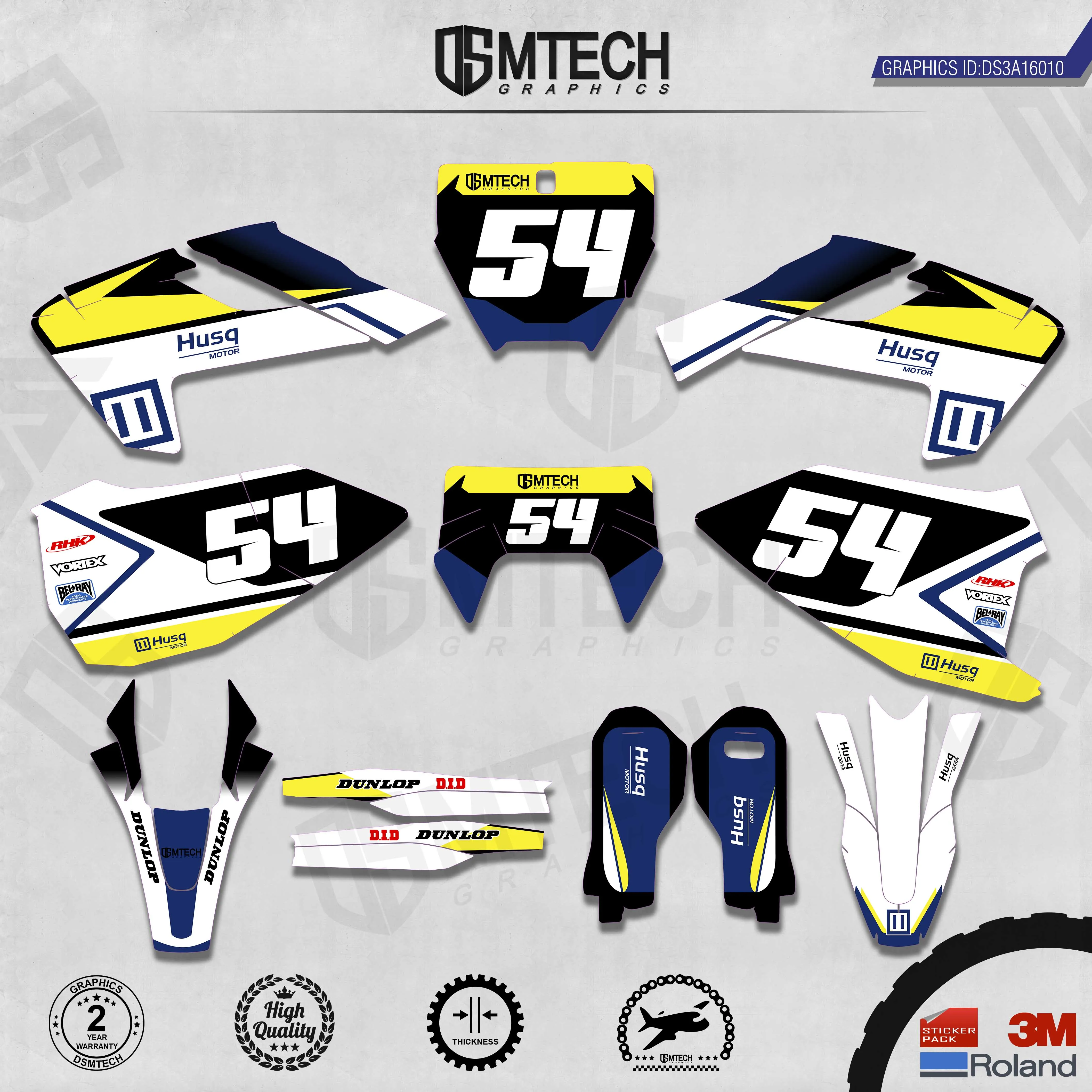 DSMTECH графика команды на заказ Фоны наклейки 3m для TC FC TX FX FS 2016 2018 TE FE 2017 2019